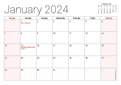 free printable 2022 monthly calendar